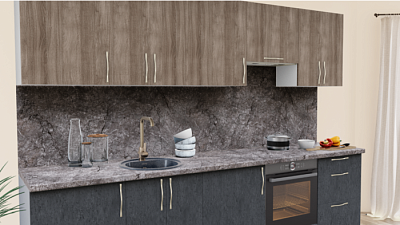 Кухня на заказ Дуб шамони 1438